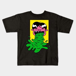 Vomiting Cartoon Kids T-Shirt